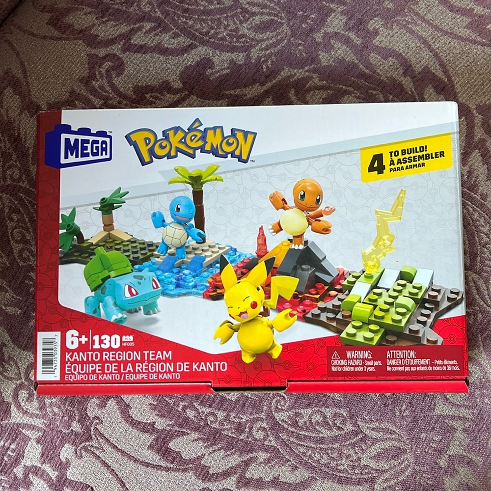 Mega Blocks Pokémon Kanto Region Team Set